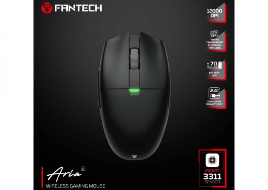 Miš Wireless Fantech XD7E Aria E crni