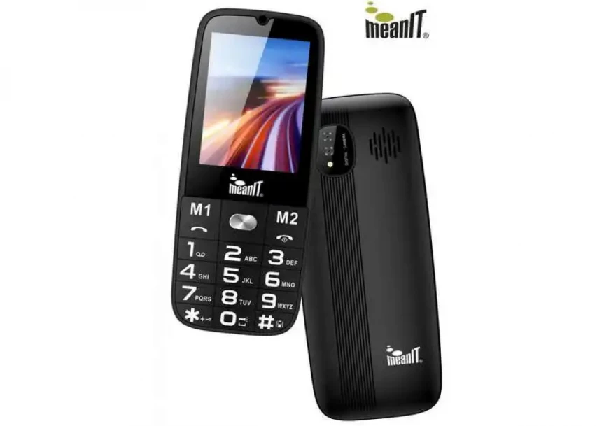 Mobilni telefon Meanit Senior 15 crni