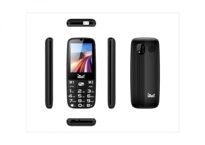 Mobilni telefon Meanit Senior 15 crni