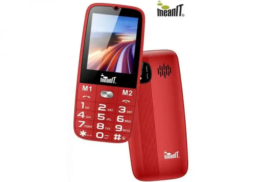 Mobilni telefon Meanit Senior 15 crveni