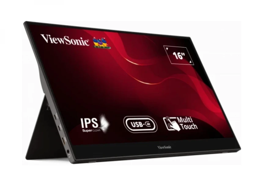 Monitor 15.6 Viewsonic TD1655  Touch 1920x1080/Full HD/IPS/60Hz/2xUSB-C/HDMI/Audio/Zvučnici