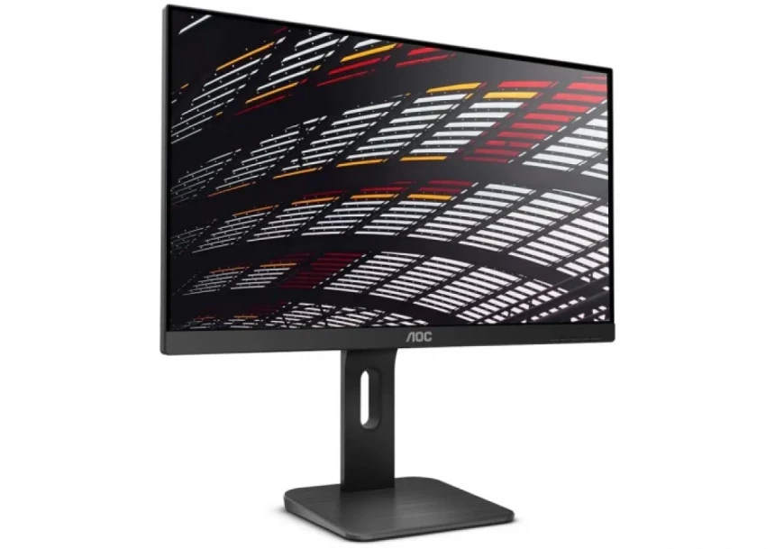 Monitor 23.8 AOC 24P1 1920x1080/Full HD/ IPS/60Hz/5ms/VGA/DP/HDMI/DVI/4x USB/Pivot