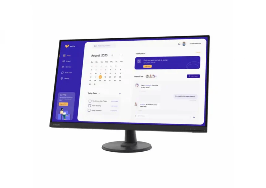 Monitor 31.5  Lenovo D32u-45 3840x2160/VA/60Hz/4ms/2xHDMI/DP/FreeSync