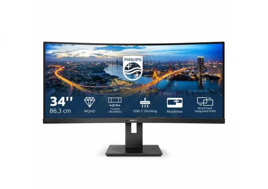 Monitor 34 Philips 346B1C/00 WQHD 3440x1...