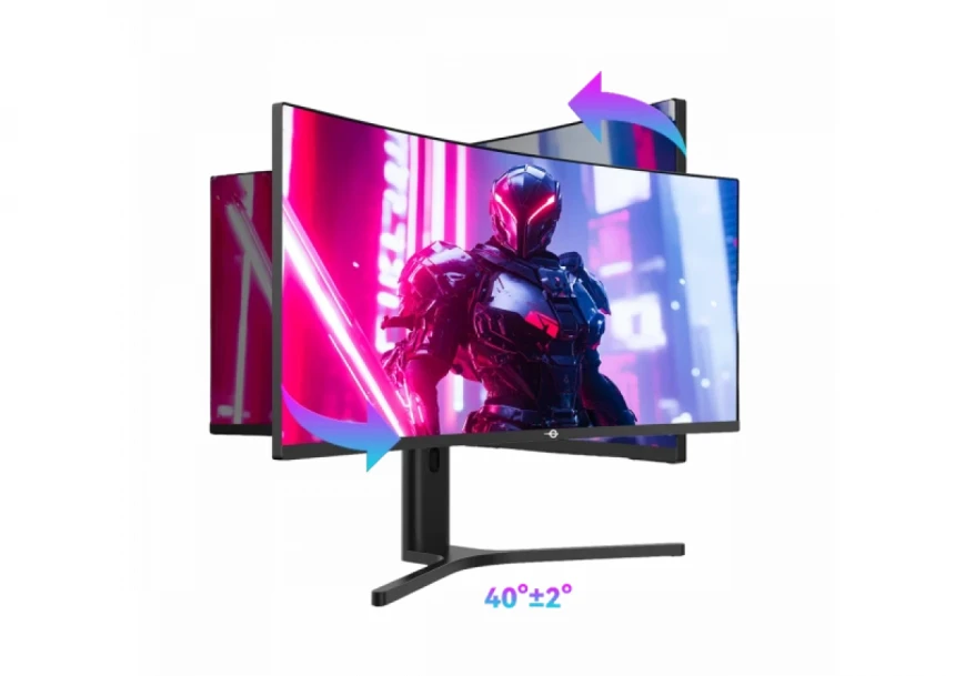 Monitor 34 Titan Army C34A1R 3440x1440/VA AG/1ms/165Hz/2xHDMI/2xDP/HDR10/zakrivljen