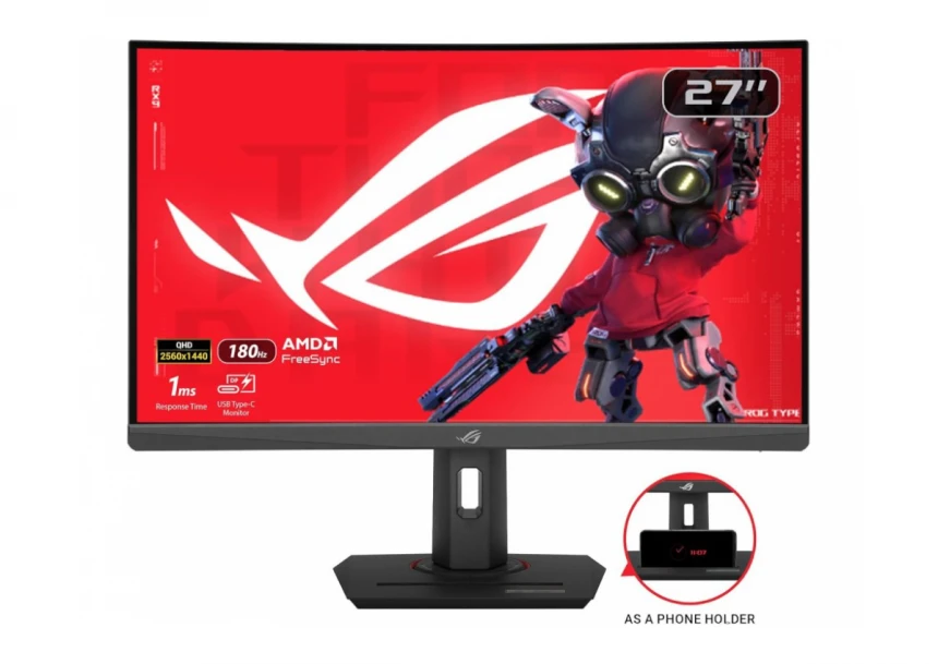 Monitor ASUS ROG XG27WCS 27"/VA,zakrivlj...