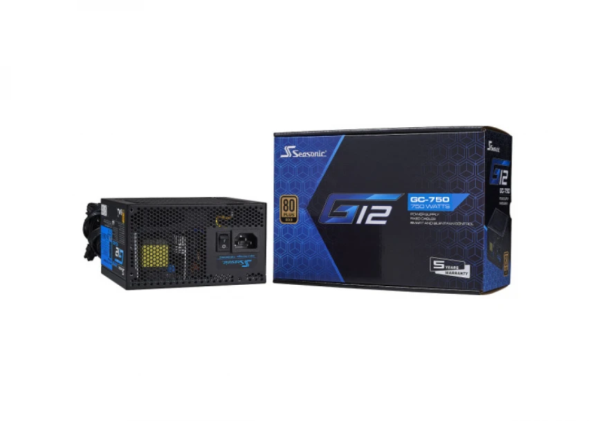 Napajanje 750W Seasonic G12 GC-750 80+ GOLD, SSP-750RT2 (Novi Model 2024)