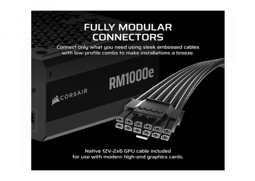 NAPAJANJE CORSAIR RM1000e 1000W/ATX 3.1/...