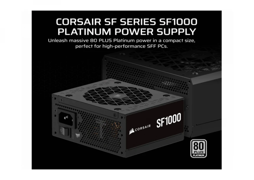 Napajanje CORSAIR SF1000 1000W/SFX/80+Pl...