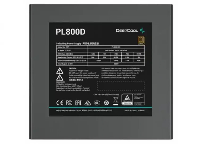 Napajanje Deepcool PL-800-D 800W