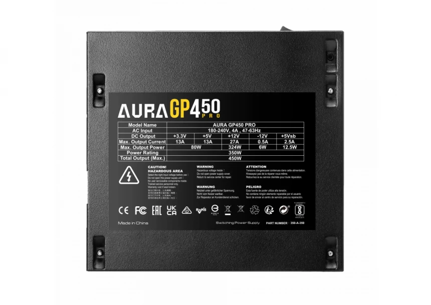 Napajanje Gamdias 450W AURA GP450 Pro