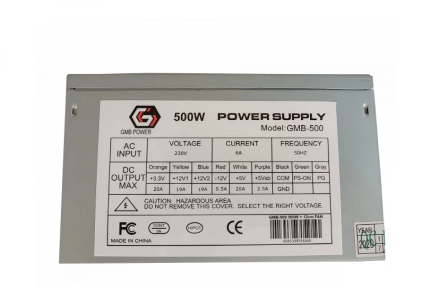 Napajanje Gembird 500W - bulk