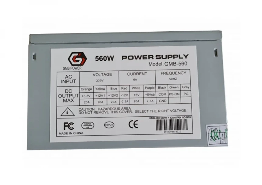 Napajanje Gembird 560W - bulk