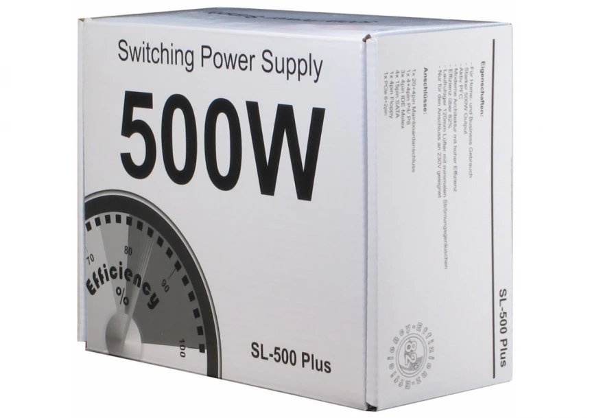 Napajanje InterTech SL-500W Plus/ATX/siva