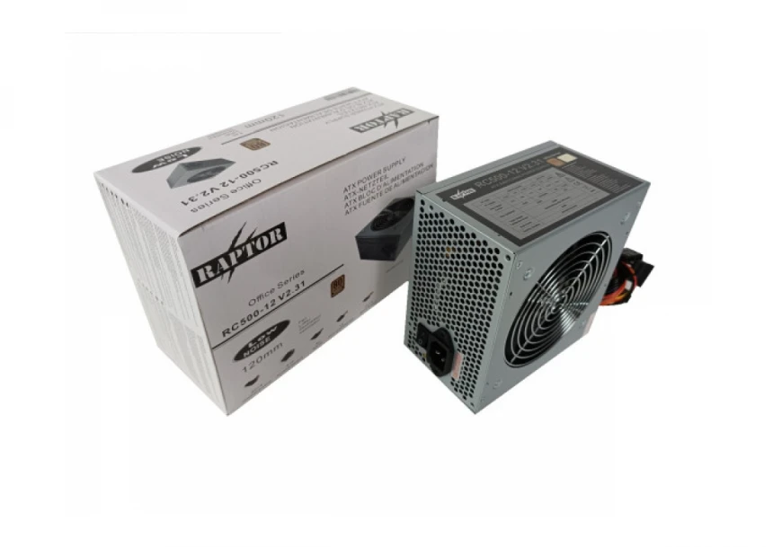 Napajanje Raptor 500W Office Series 12cm fan/80plus, RC500H-12