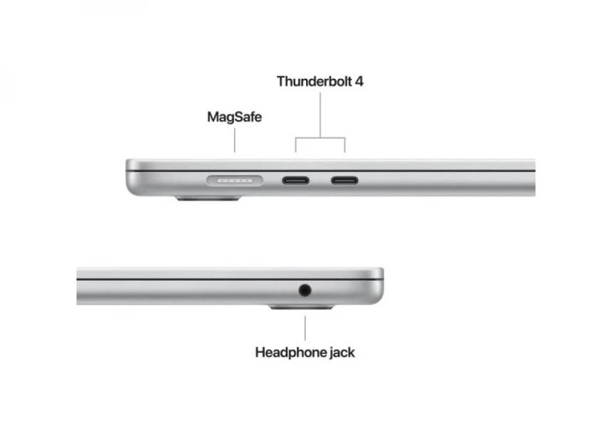 NB Apple MacBook Air M410/16GB/512GB/13.6(2880X1864)/macOS/Silver/+a/MW0X3LL/A