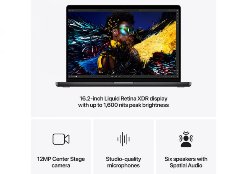 NB Apple MacBook Pro 16 M4 Pro 14C/GPU 20C/48GB/1TB/WMX2Y3D/AENG/AMC2771