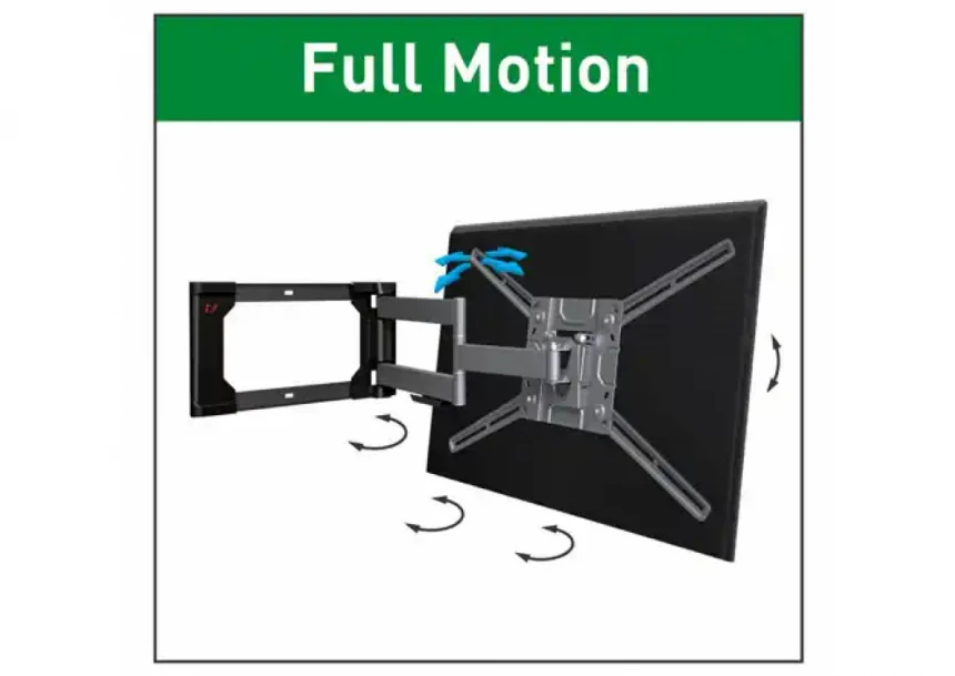 Nosač za TV Barkan 4400 32-80/vesa max 400x400/50kg/tilt/zglobni