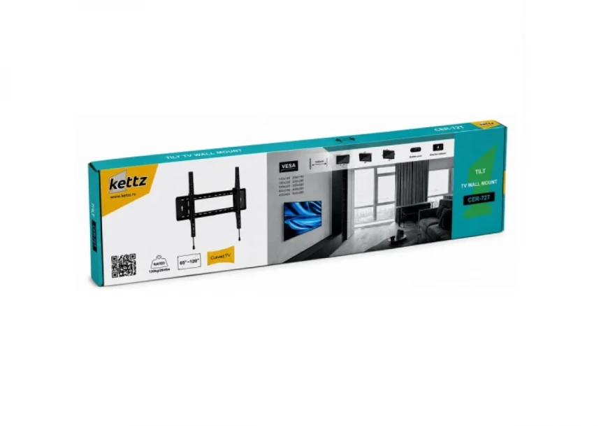 Nosač za TV Kettz CER-72T 65-120/vesa max 900x600/120kg/premium/podesivi