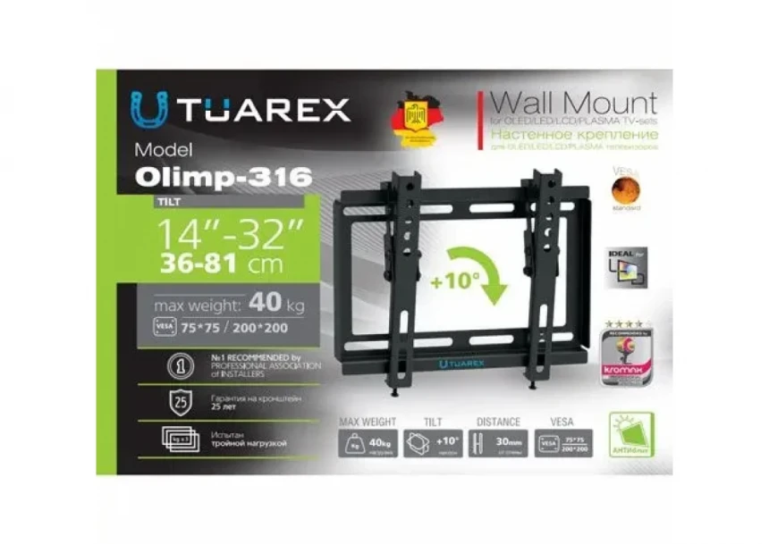 Nosač za TV Tuarex Olimp-316 13-43/vesa max 200x200/40kg