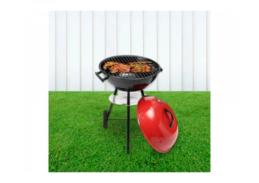 Okrugli roštilj sa poklop. na drveni ugalj, ćumur Haymo BBQ886
