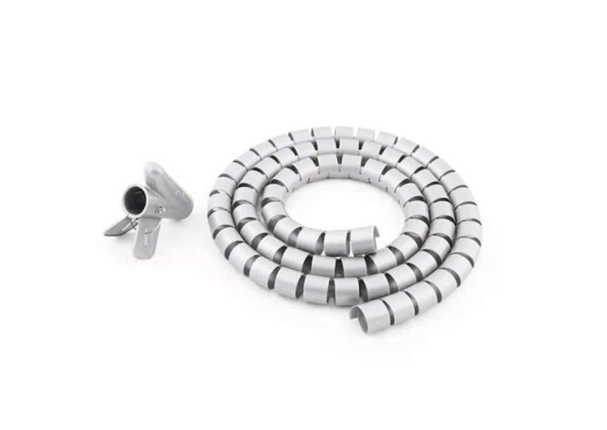 Organizer kablova S-LINK SL-195 22mm/20m/sivi