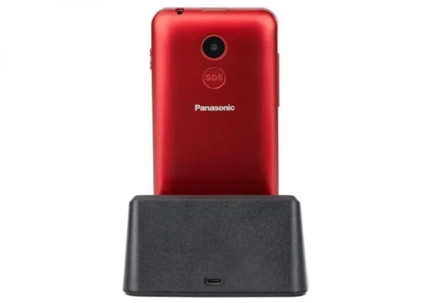 Panasonic SENIOR mobilni telefon KX-TU155EXRN crvena