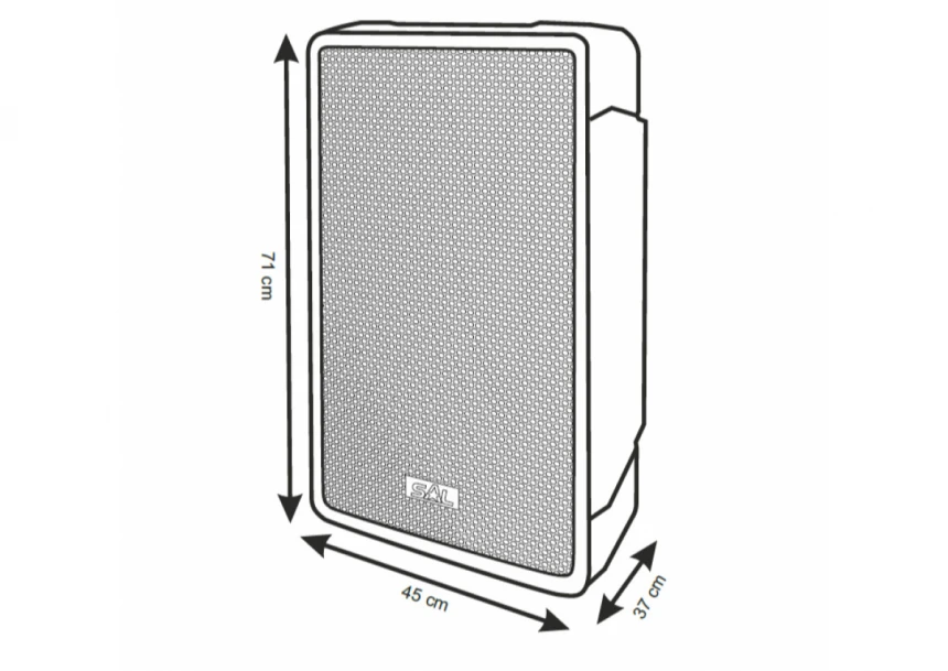 Pasivna zvučna kutija 250W