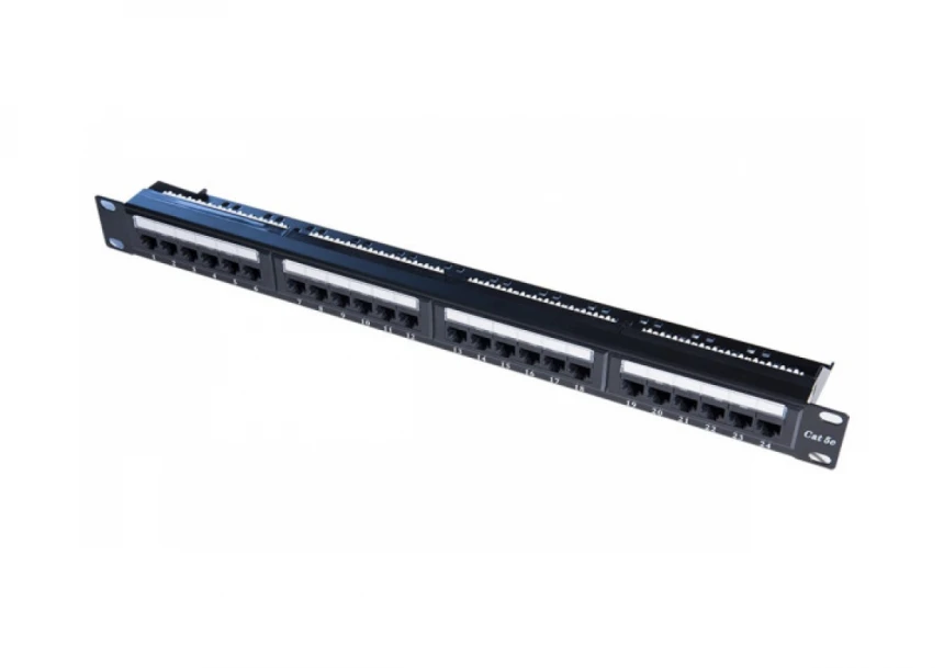 Patch panel OWIRE 19"/1U Cat6/24 port