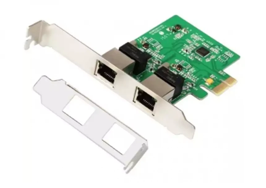 PCI-Express kontroler E-GREEN 2-port Gig...