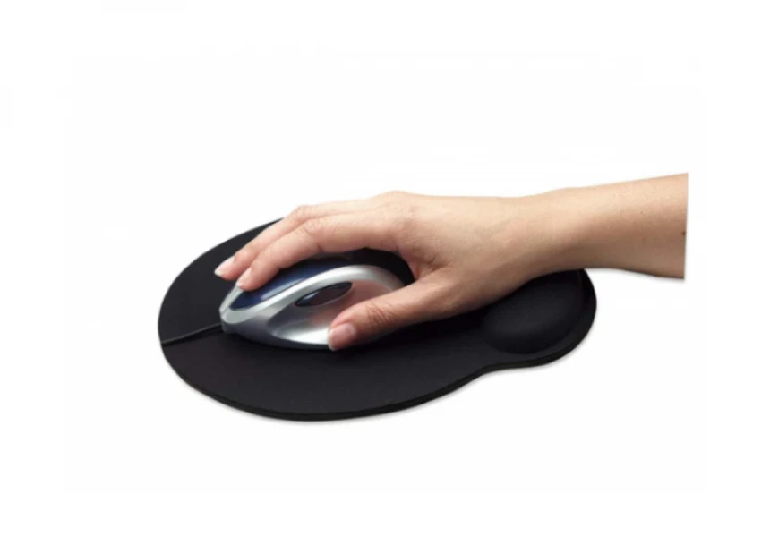 Podloga za miša Manhattan Wrist-Rest 434362, black