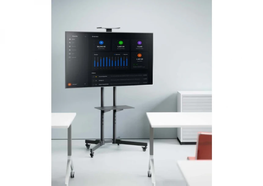 Podni nosač za TV Manhatan 461238 37"-70" crni