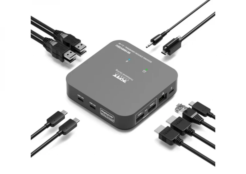 Port Designs docking station 2x4K 10 ure...