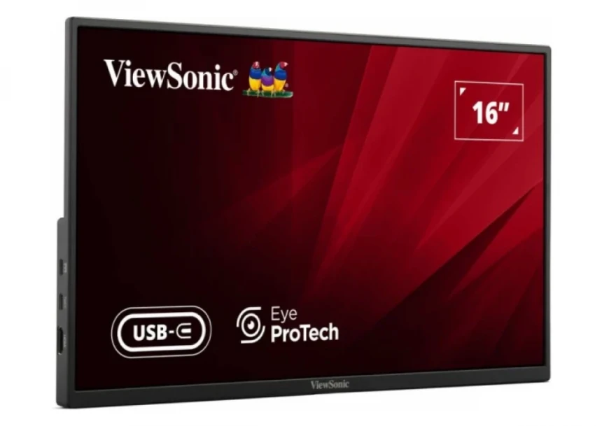 Portabl  monitor 16 ViewSonic VA1650 1920x1080/Full HD/IPS/60Hz/USB-C/HDMI/Audio/Zvučnici