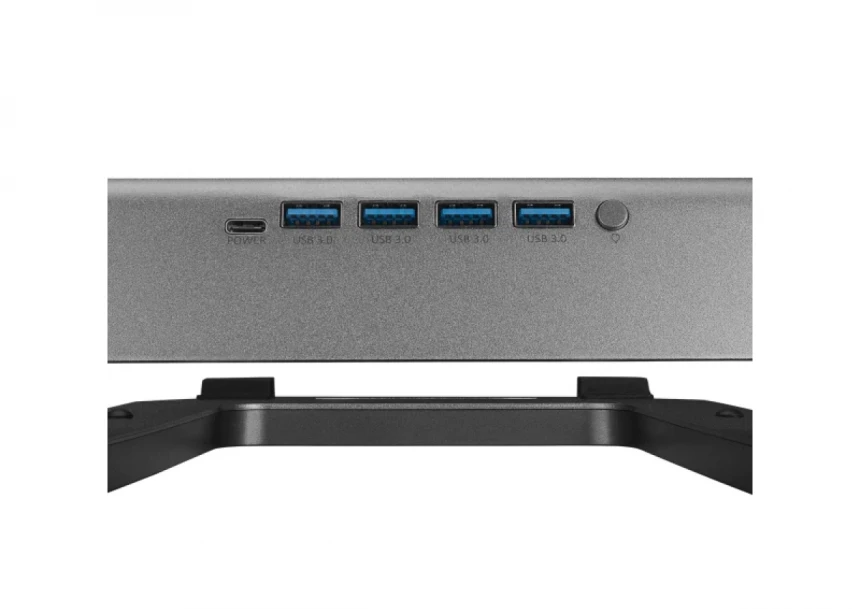 Postolje za laptop Rampage ADS-T6U RAMP RGB aluminijumsko 4 USB 3.0 HUB 36314