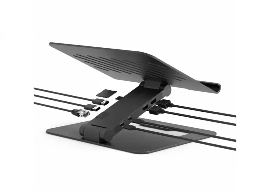Postolje za Laptop sa docking stanicom Port 2 X 4K USB-C 7 85W
