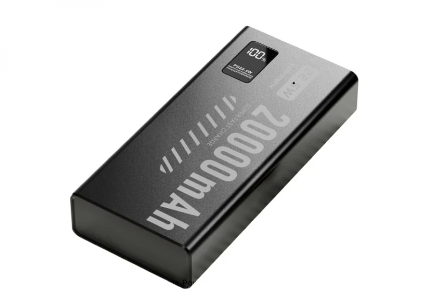 Power bank Denmen DP45 20000Mah Fast PD20W /QC3.0/ 2xTypeC/1xUSB-A Crni