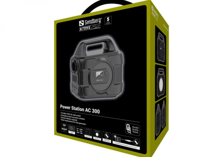 Power Station Sandberg AC300 PD100W 80000mAh 420-84 šuko 300W/lamp