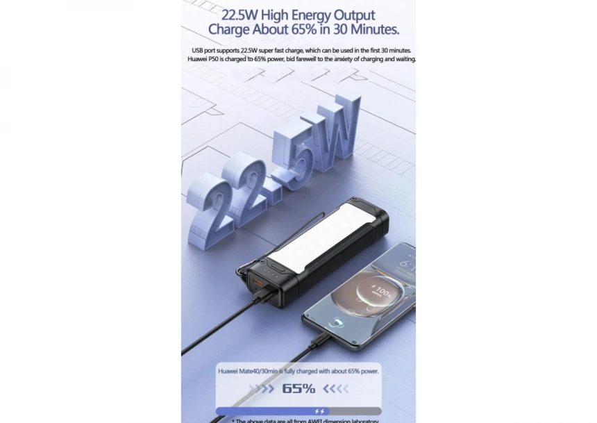 Powerbank AWEI P175K  20.000 mAh Li-Polymer