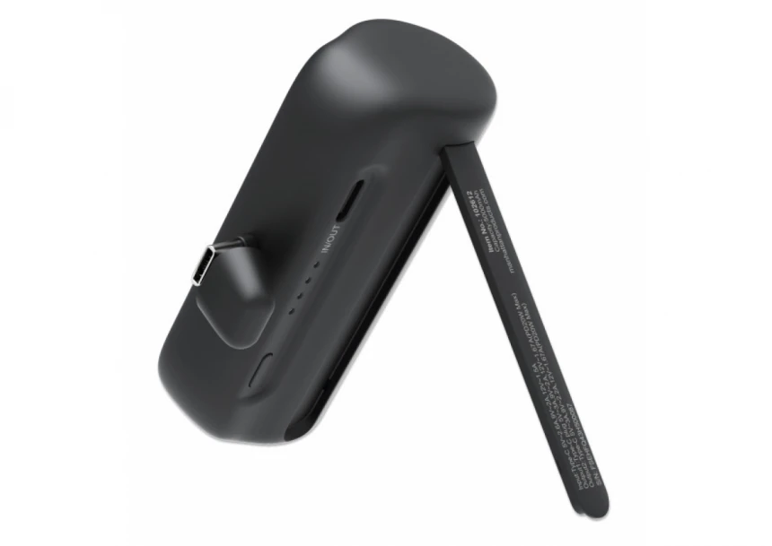 Powerbank Manhattan 1026336 5000mAh 10W/Black/USB-C