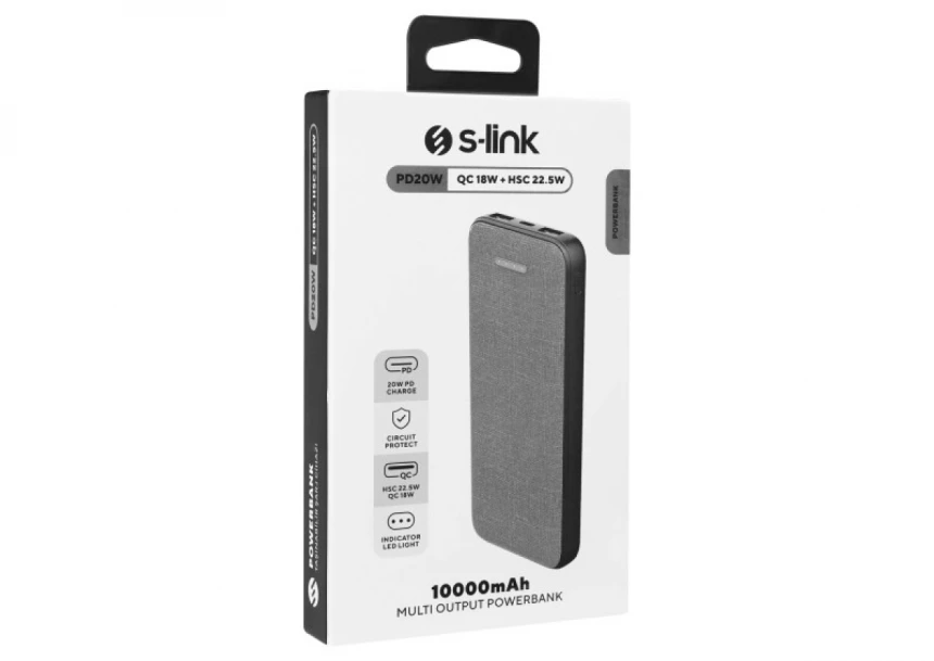 Powerbank S-LINK G108 10000mAh LCD/PD20W/beli