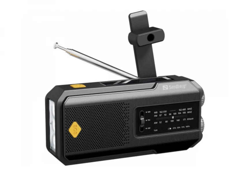 Powerbank Sandberg AIO 421-04 radio/zvučnik/solarni punjač/2000mAh