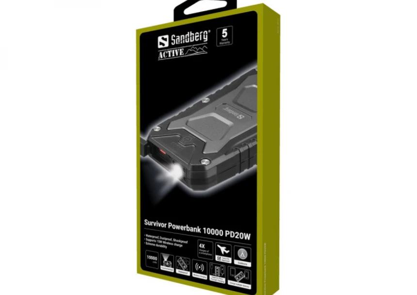 Powerbank Sandberg Survivor 420-91 10000mAh 20W PD