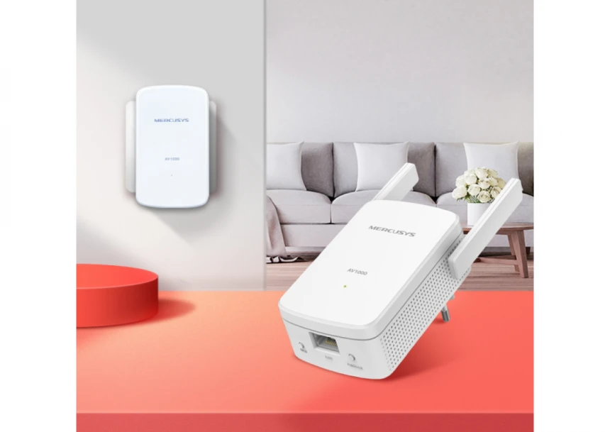 Powerline adapter ripiter + Wi-Fi Mercusys-MP510