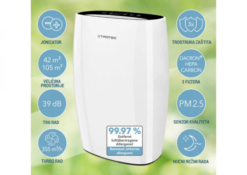Prečistač vazduha Trotec AirgoClean 150E 32W