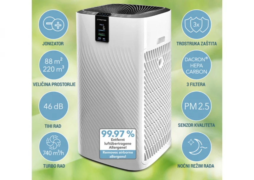 Prečistač vazduha Trotec AirgoClean 250E 45W