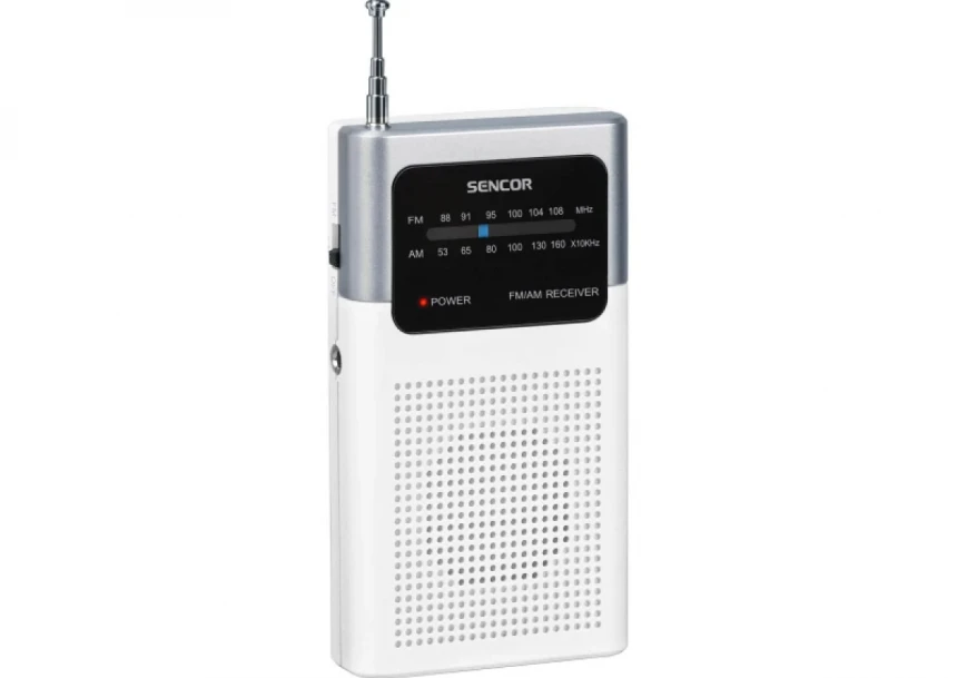 Prenosni radio Sencor SRD 1100 W  Tranzistor AM/FM