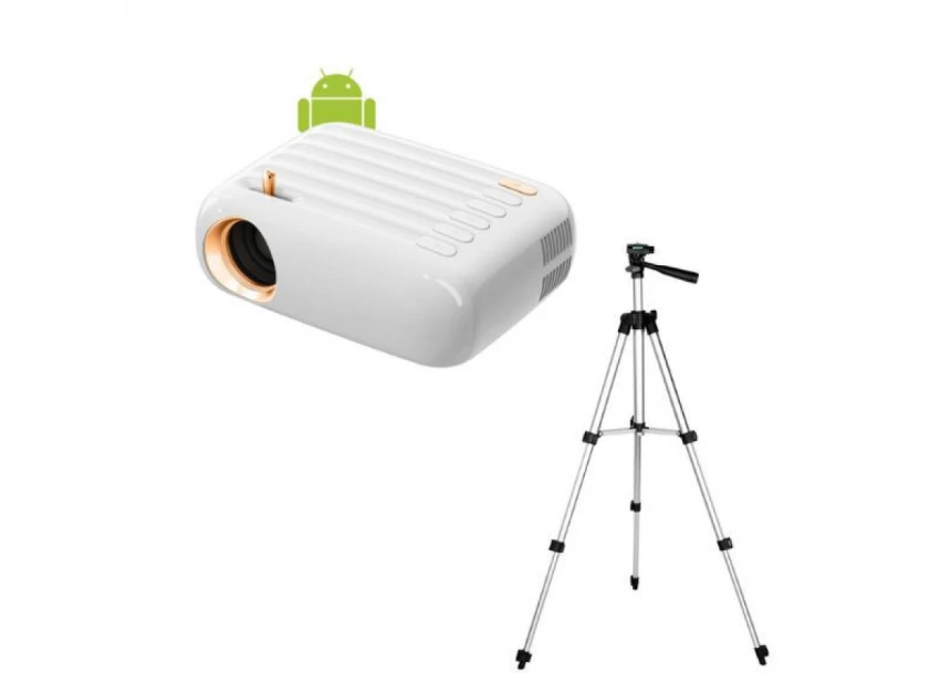 Projektor MAXBOX mini HQ2-A V2, torba + stalak, Android