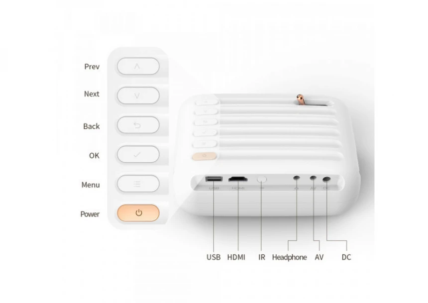 Projektor MAXBOX mini HQ2 V2 +Torba