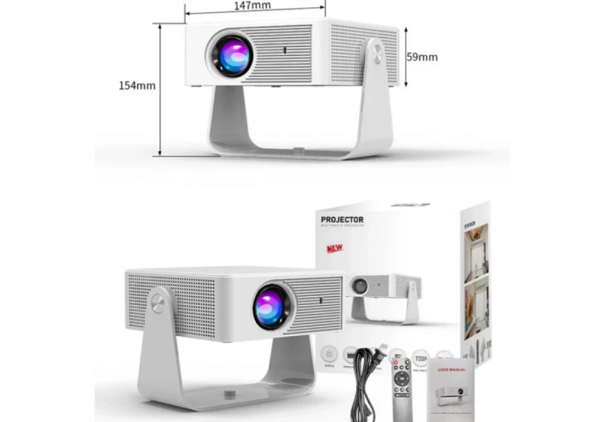 Projektor Zeus N8 HD 1280X720/LED LCD/4700 LUM(170 ANSI)/WiFi/mirac/HDMI/USB/zvuč/Andr 11